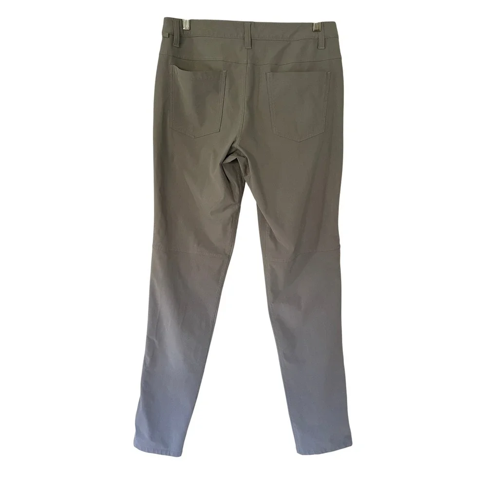 Lululemon ABC Pant Slim 31 Tall Sage Gray Mens Technical 5-Pocket Trousers 31x36